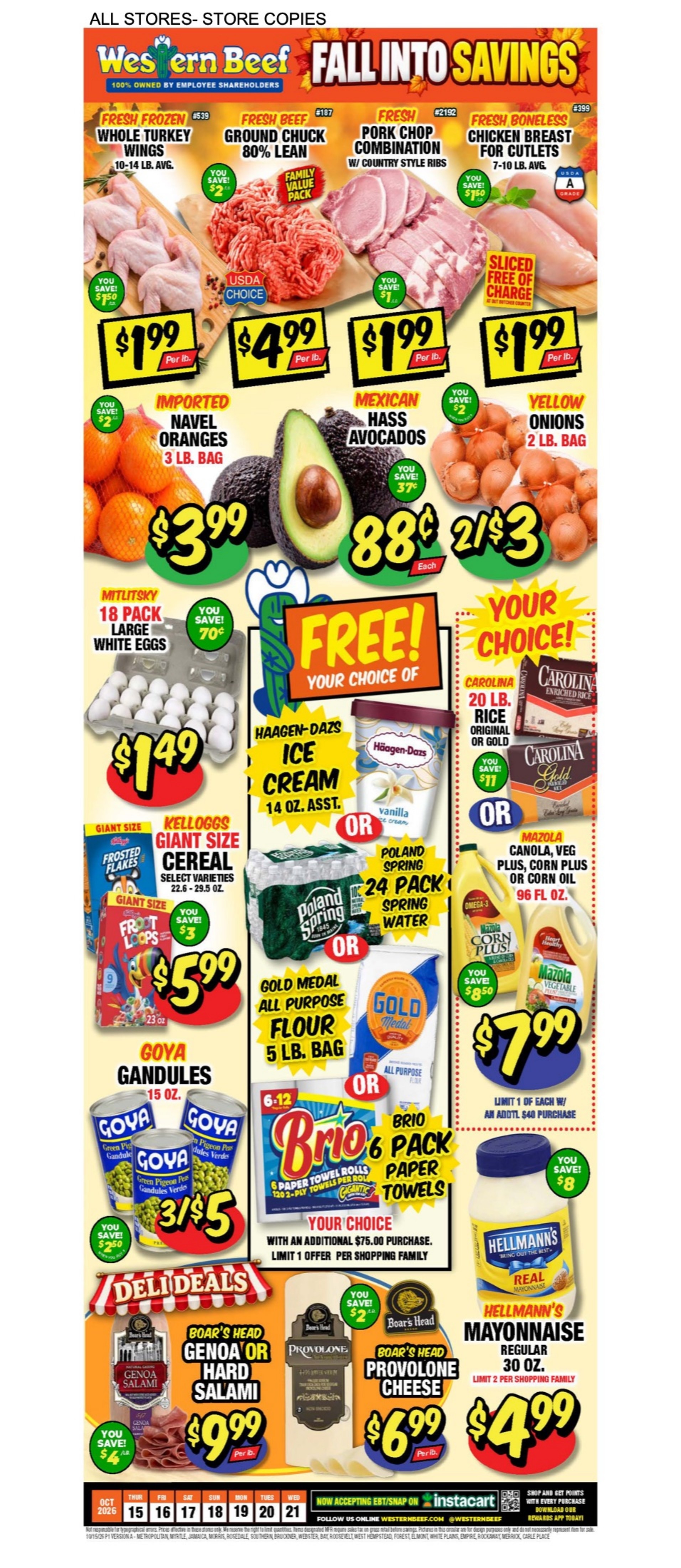 Western Beef (New York) Weekly Ad October 15 - 21, 2026