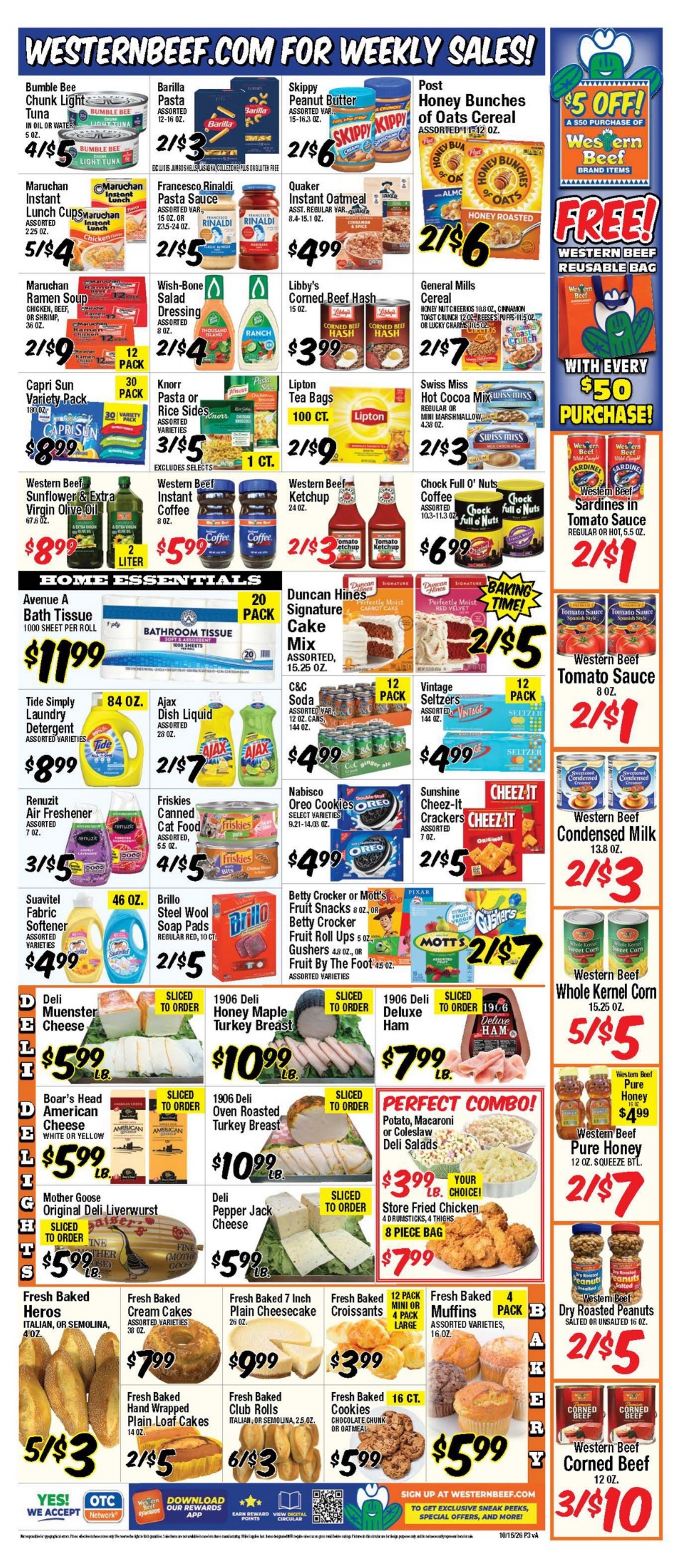 Western Beef (New York) Weekly Ad October 15 - 21, 2026