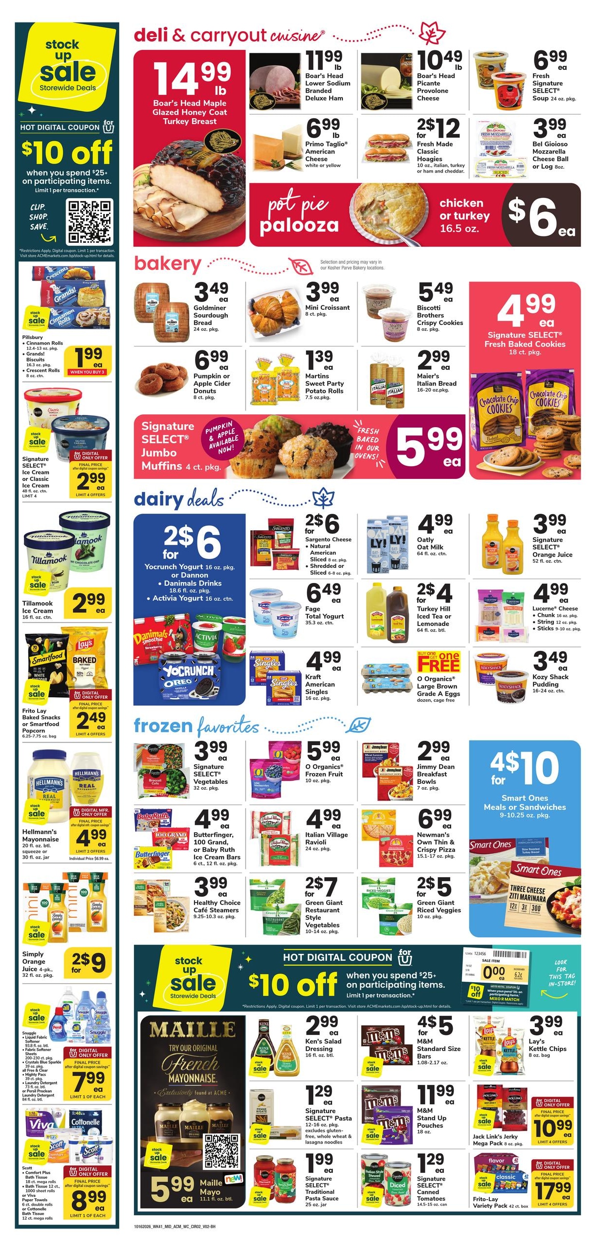 Acme Markets (Bethel Area, DE) Weekly Ad October 16 - 22, 2026