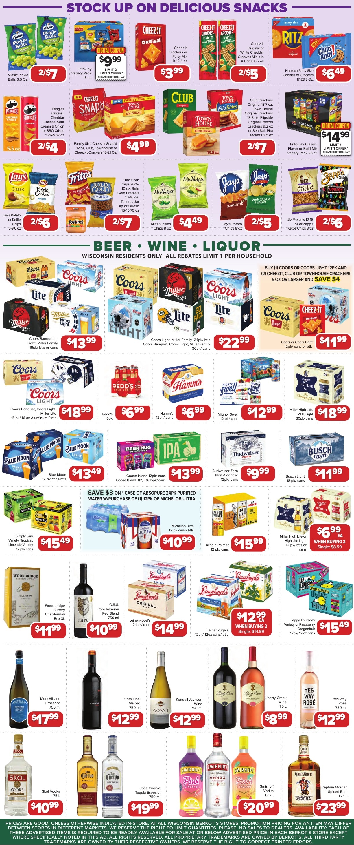 Berkot's Super Foods (Twin Lakes, WI) Weekly Ad October 15 - 21, 2026