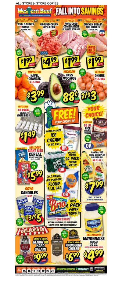 Western Beef Weekly Ad October 15 - 21, 2026