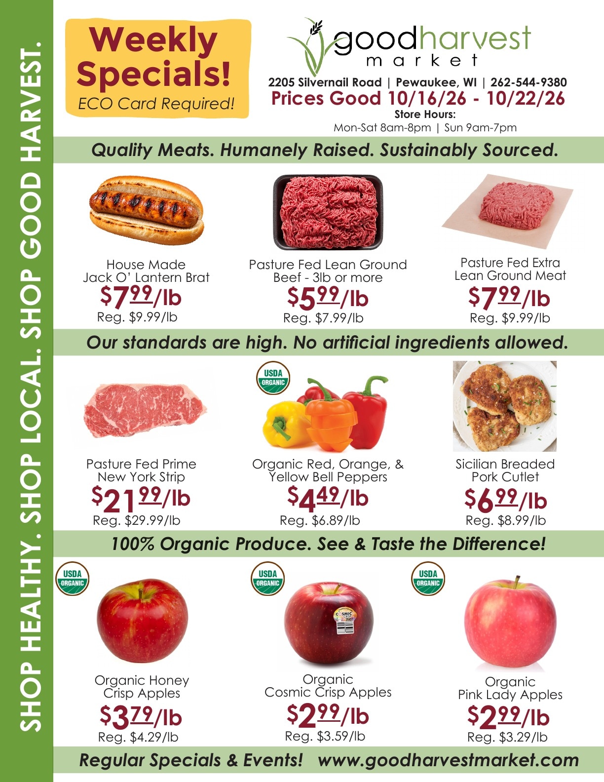 Good Harvest Market Weekly Ad October 16 - 22, 2026