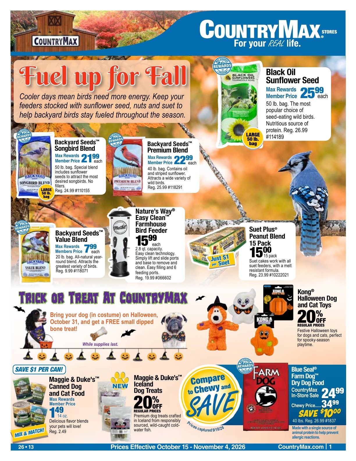 CountryMax Weekly Ad October 15 - November 4, 2026
