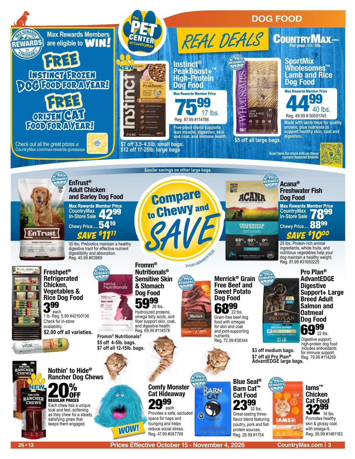 CountryMax Weekly Ad October 15 - November 4, 2026