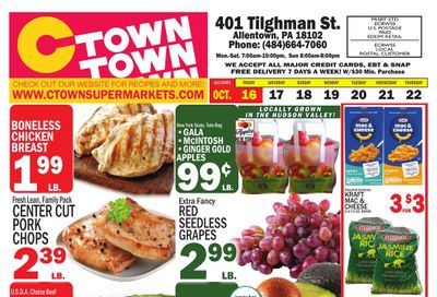 C Town (Allentown Area, PA) Weekly Ad October 16 - 22, 2026