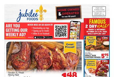 Jubilee Foods Pearl River Weekly Ad October 22 - 28, 2026