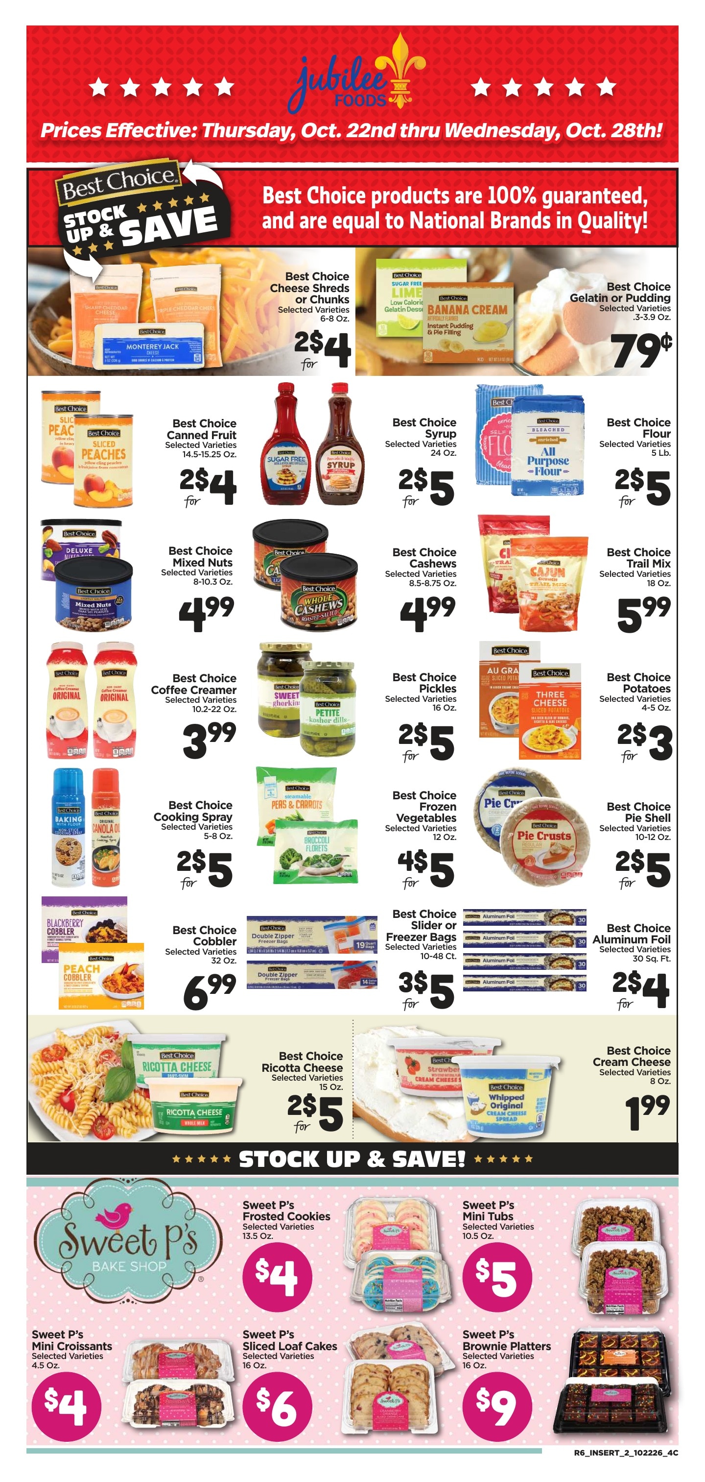 Jubilee Foods Pearl River Weekly Ad October 22 - 28, 2026
