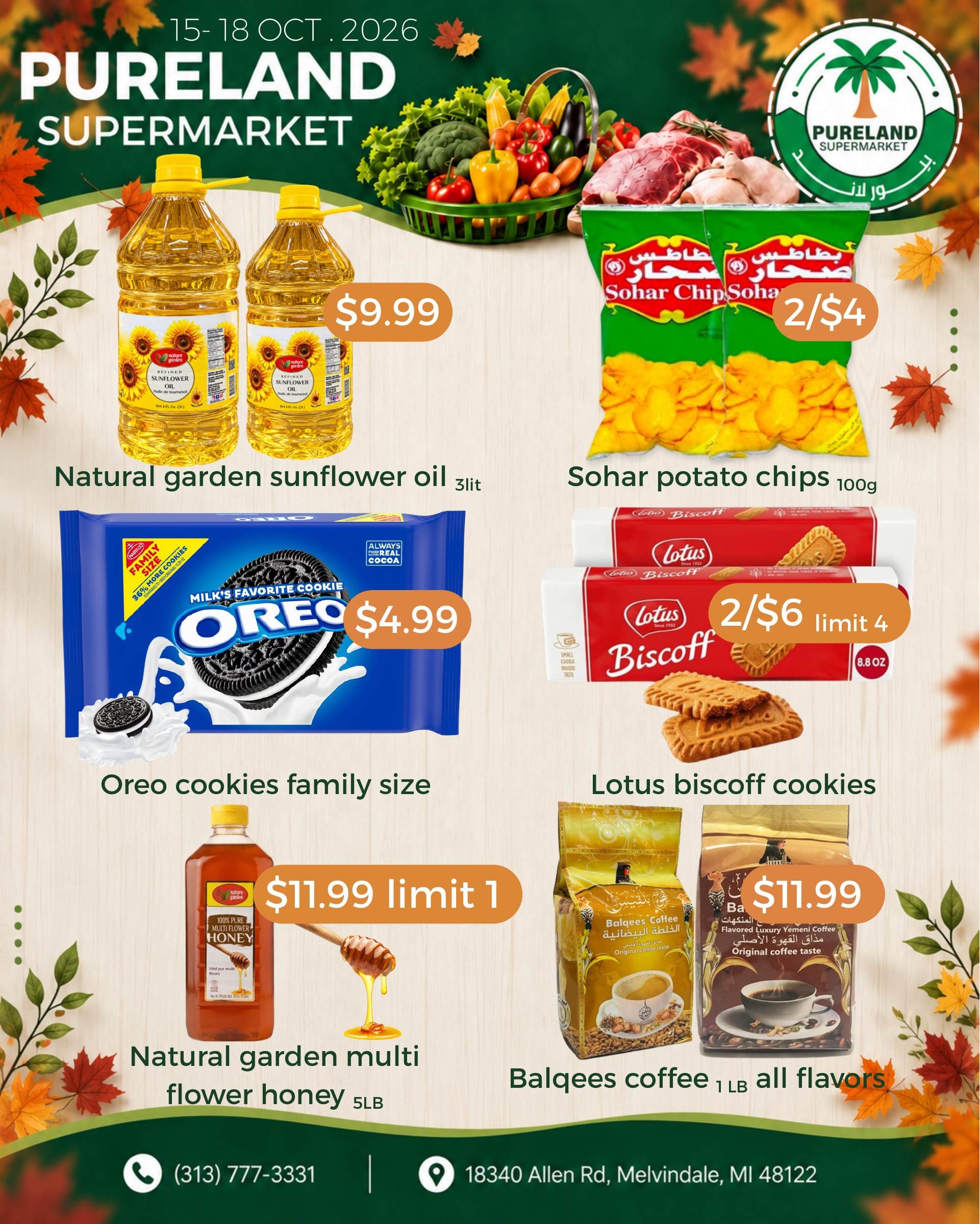 Pureland Supermarket Weekly Ad October 15 - 21, 2026