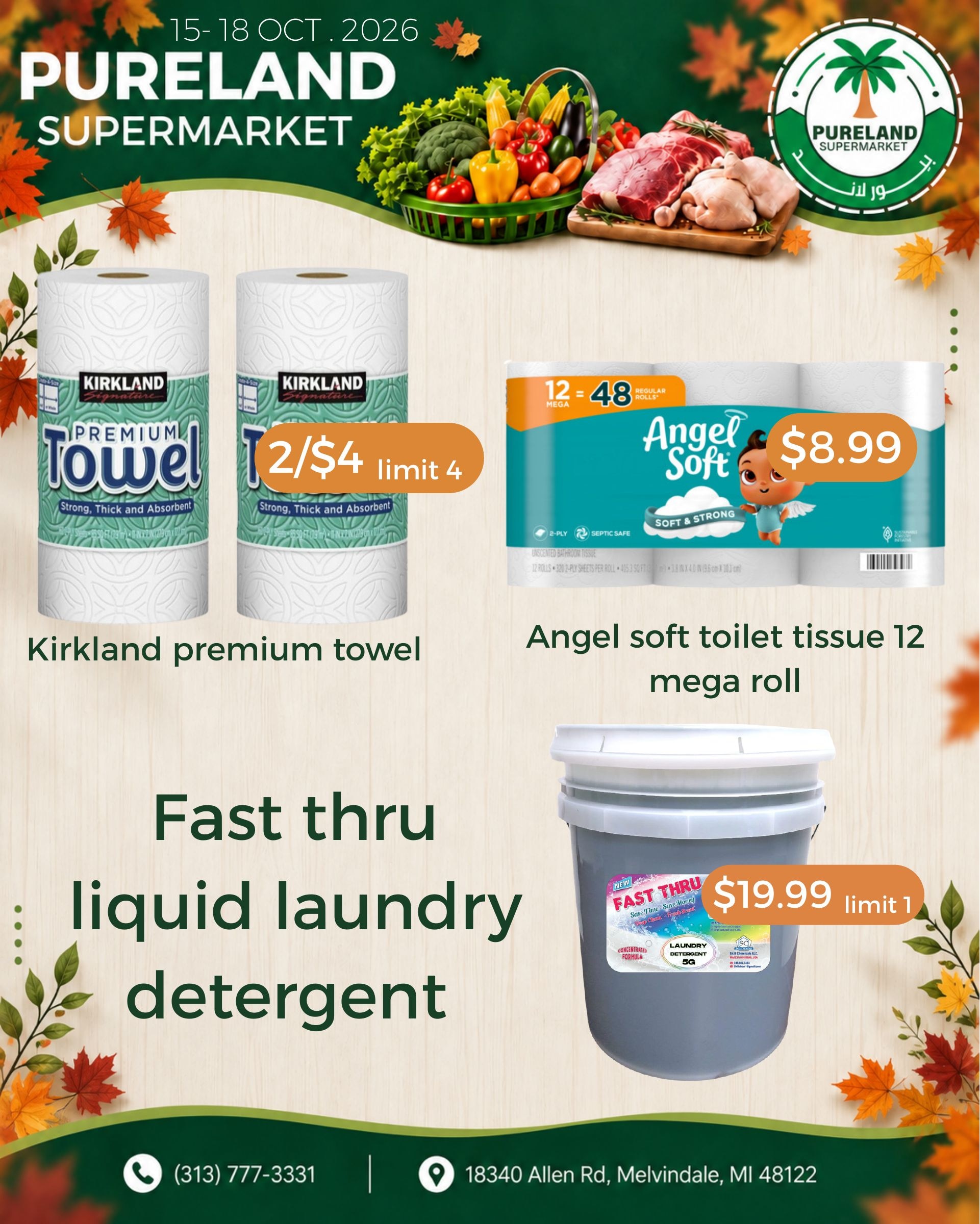Pureland Supermarket Weekly Ad October 15 - 21, 2026
