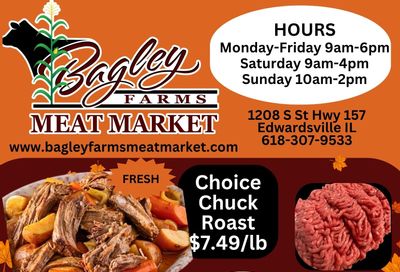 Bagley Farms Meat Market Weekly Ad October 15 - 21, 2026