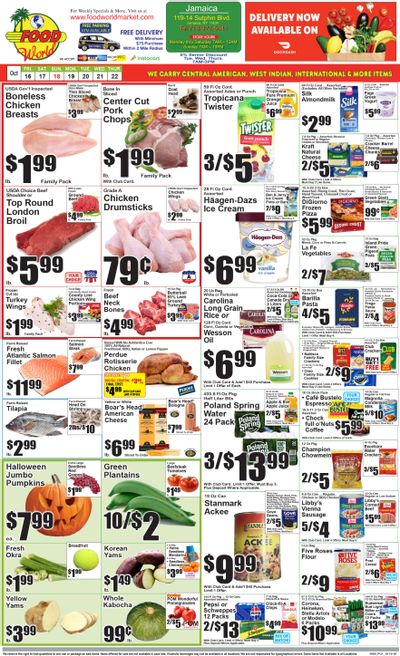Food World Supermarket Weekly Ad October 16 - 22, 2026