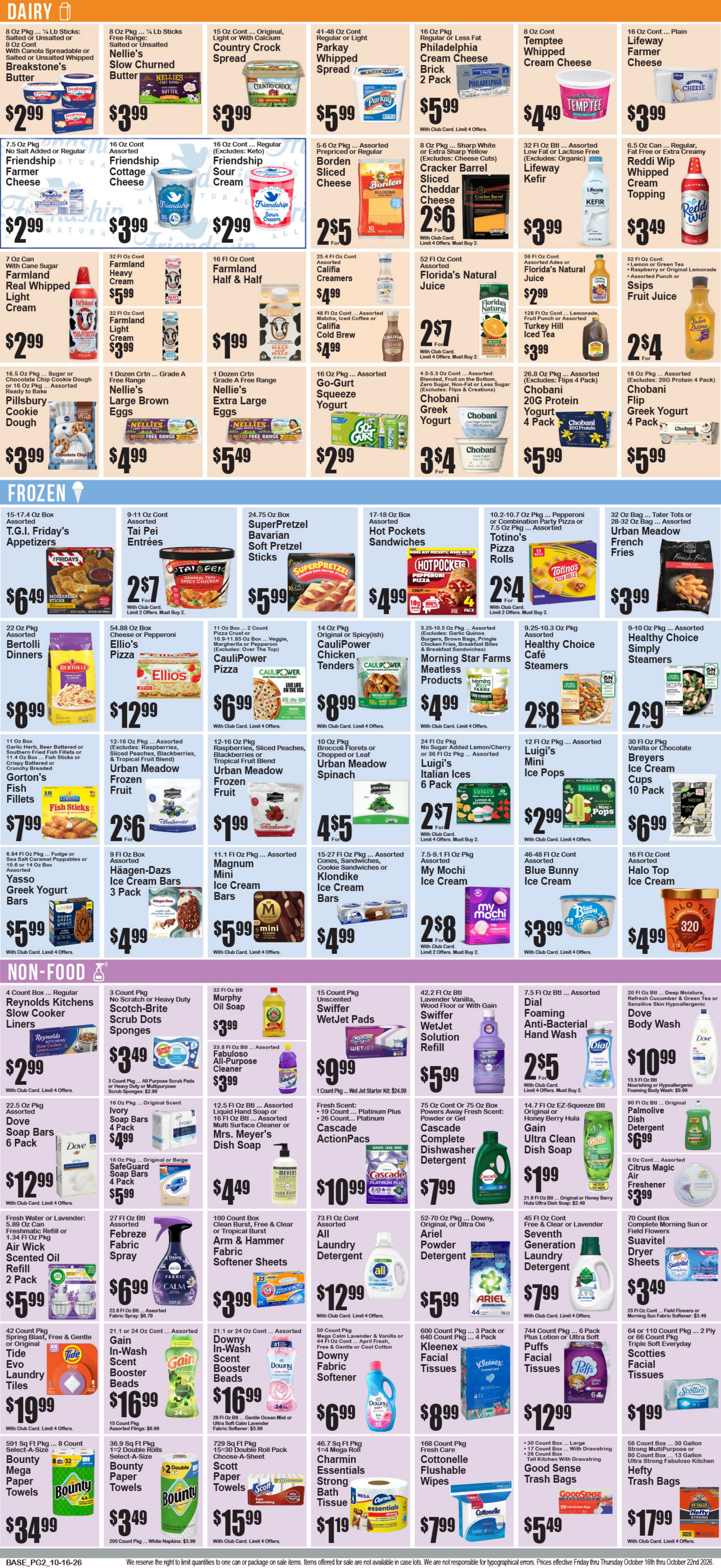 Food World Supermarket Weekly Ad October 16 - 22, 2026