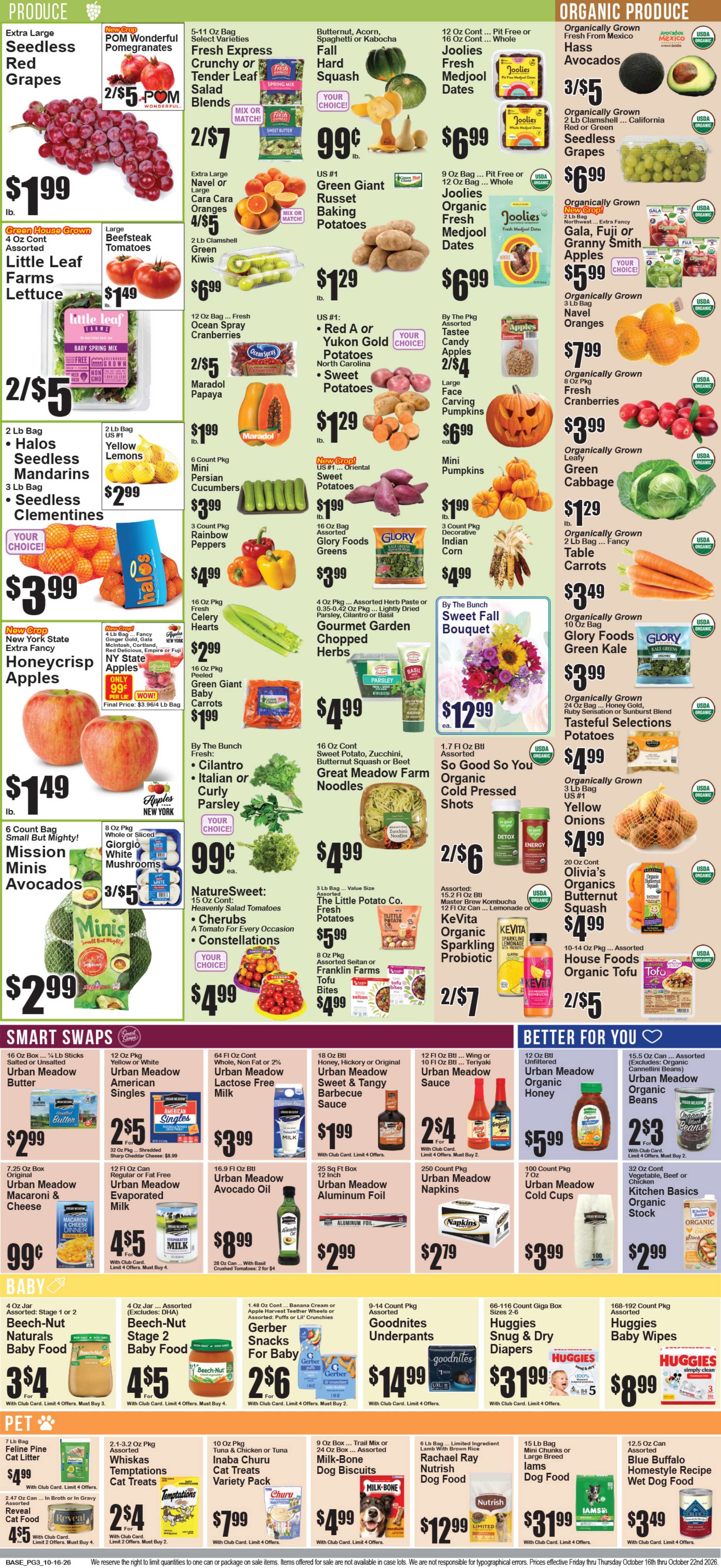 Food World Supermarket Weekly Ad October 16 - 22, 2026