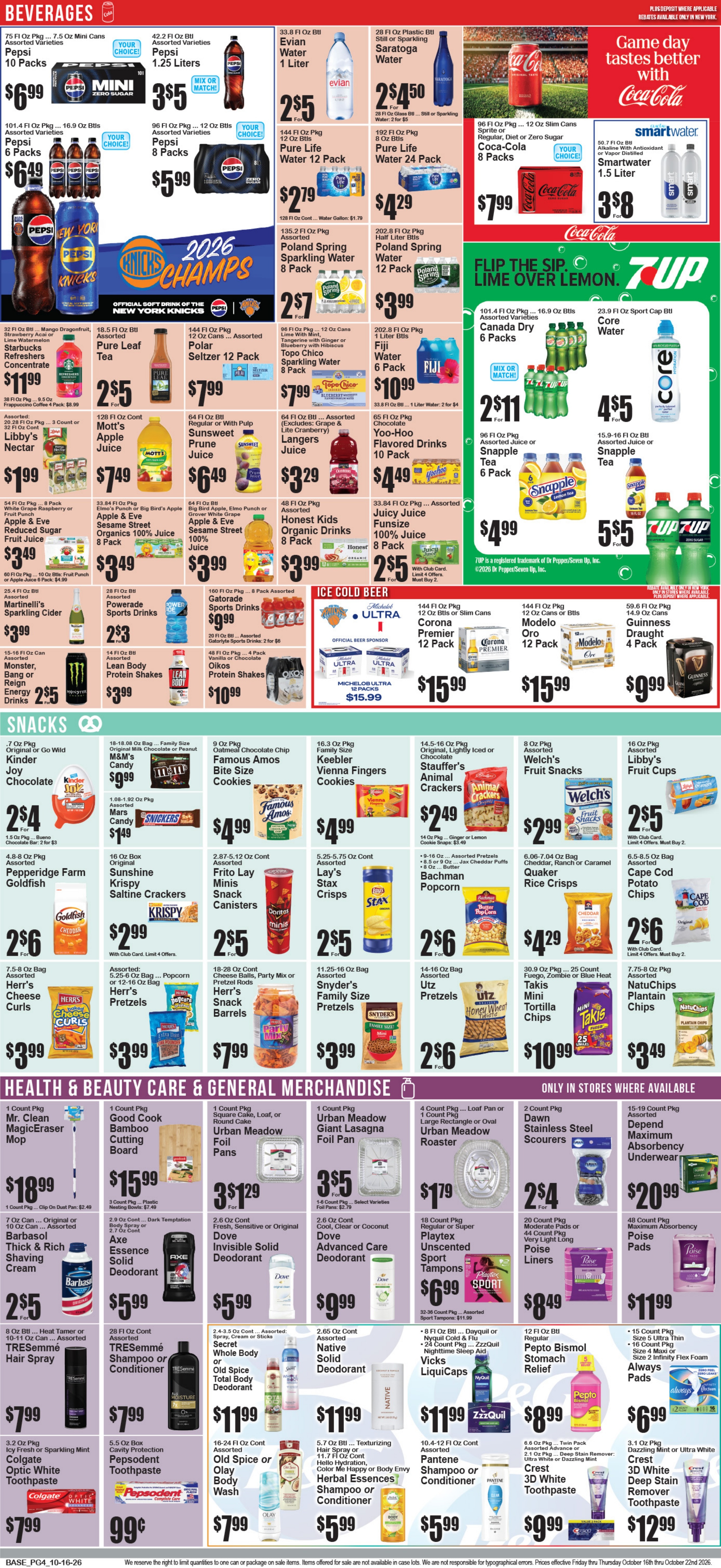Food World Supermarket Weekly Ad October 16 - 22, 2026