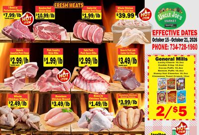 Uncle Joe's Market Weekly Ad October 15 - 21, 2026
