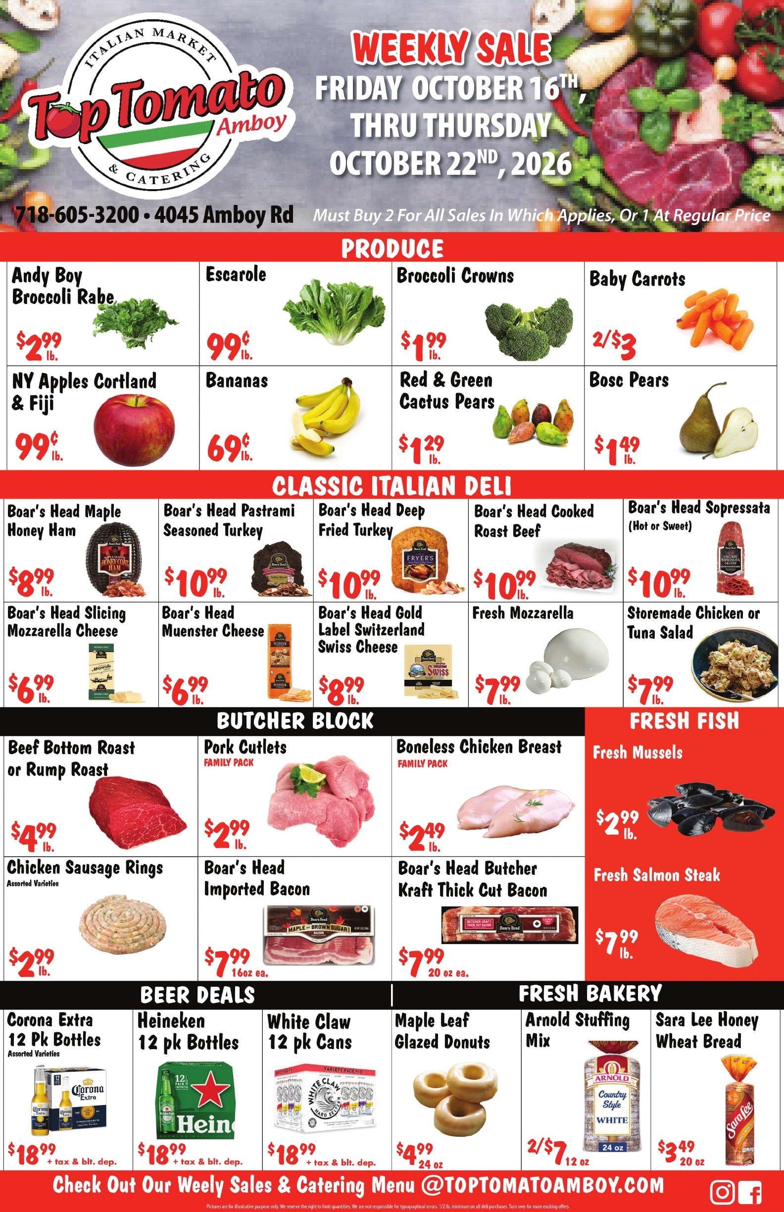 Top Tomato Amboy Weekly Ad October 16 - 22, 2026