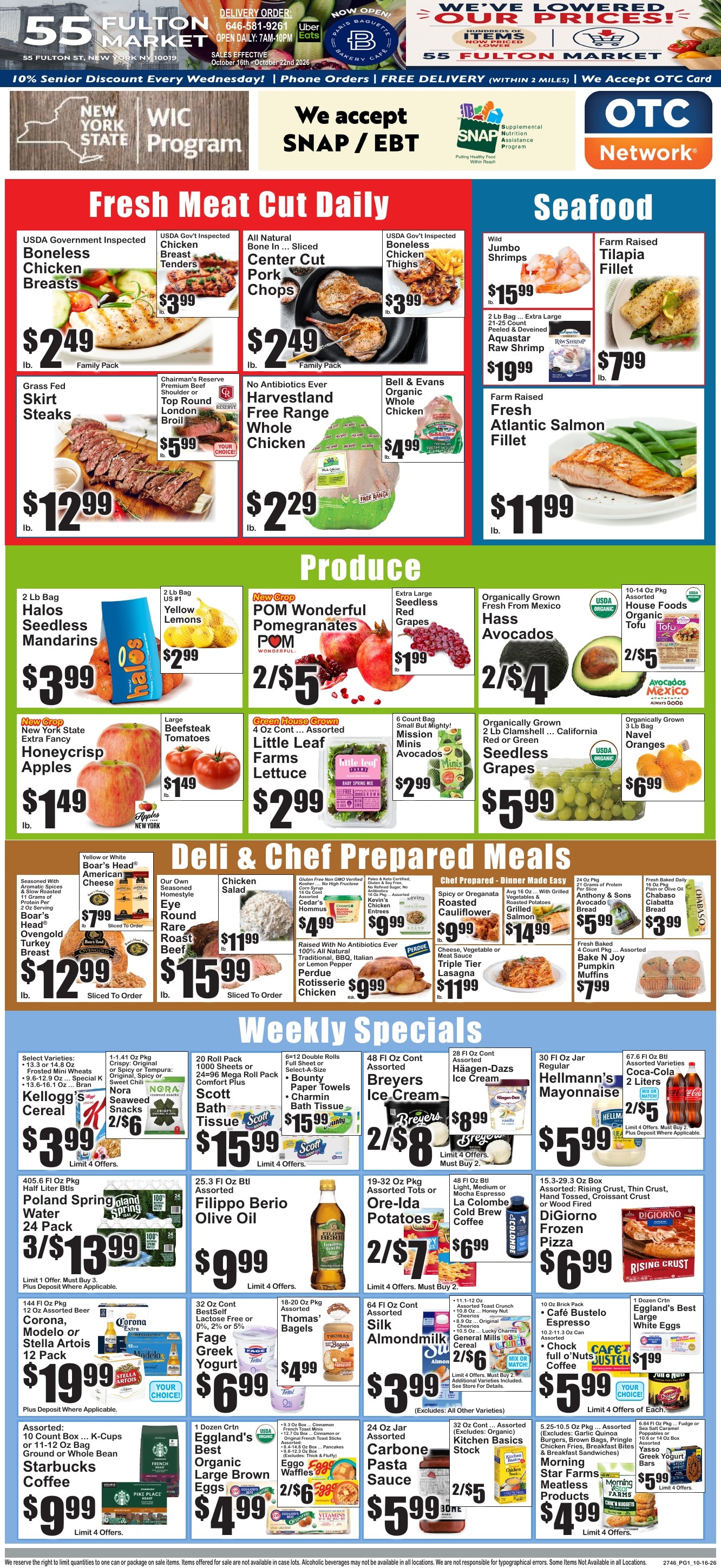 55 Fulton Market Weekly Ad October 16 - 22, 2026