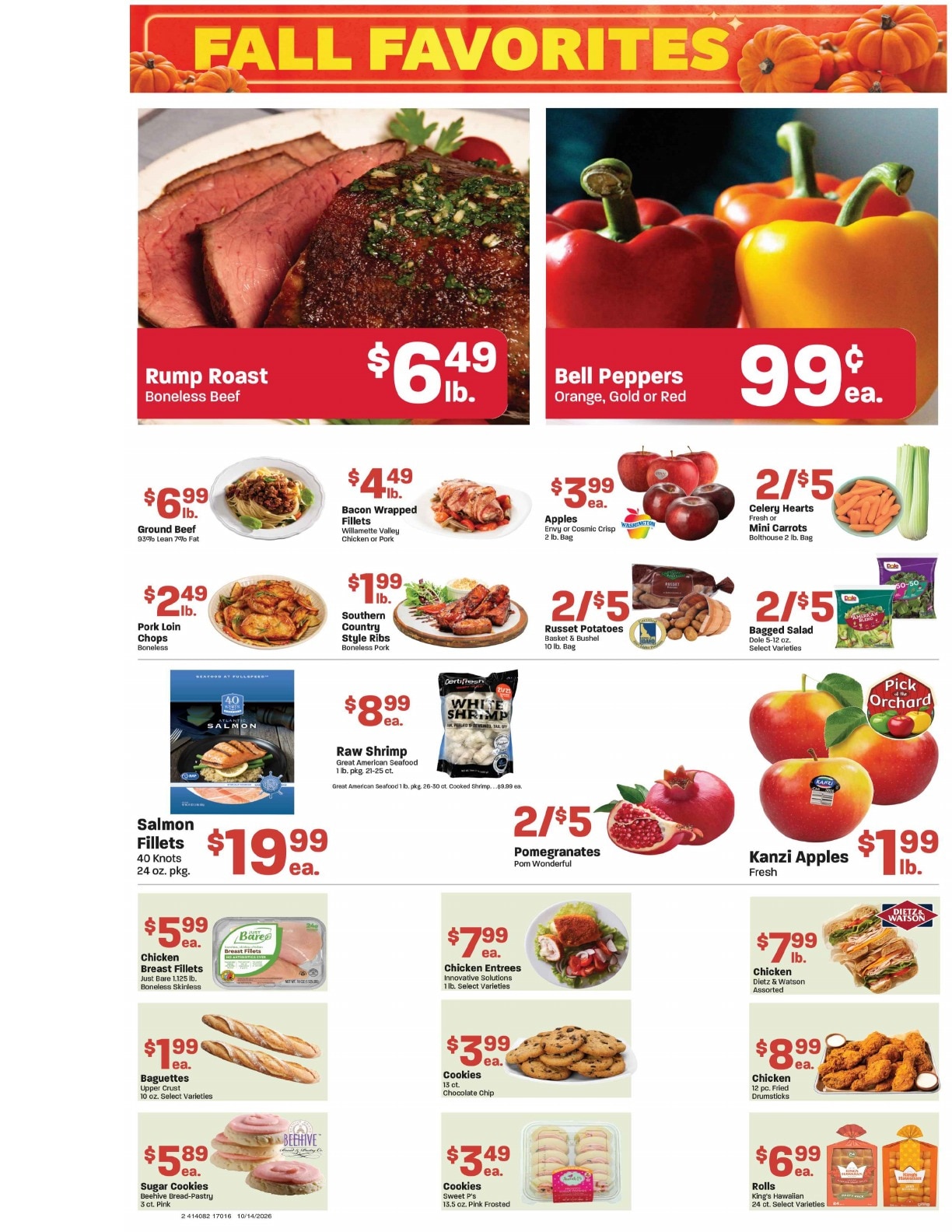 Lallatin Food Town Weekly Ad October 15 - 21, 2026