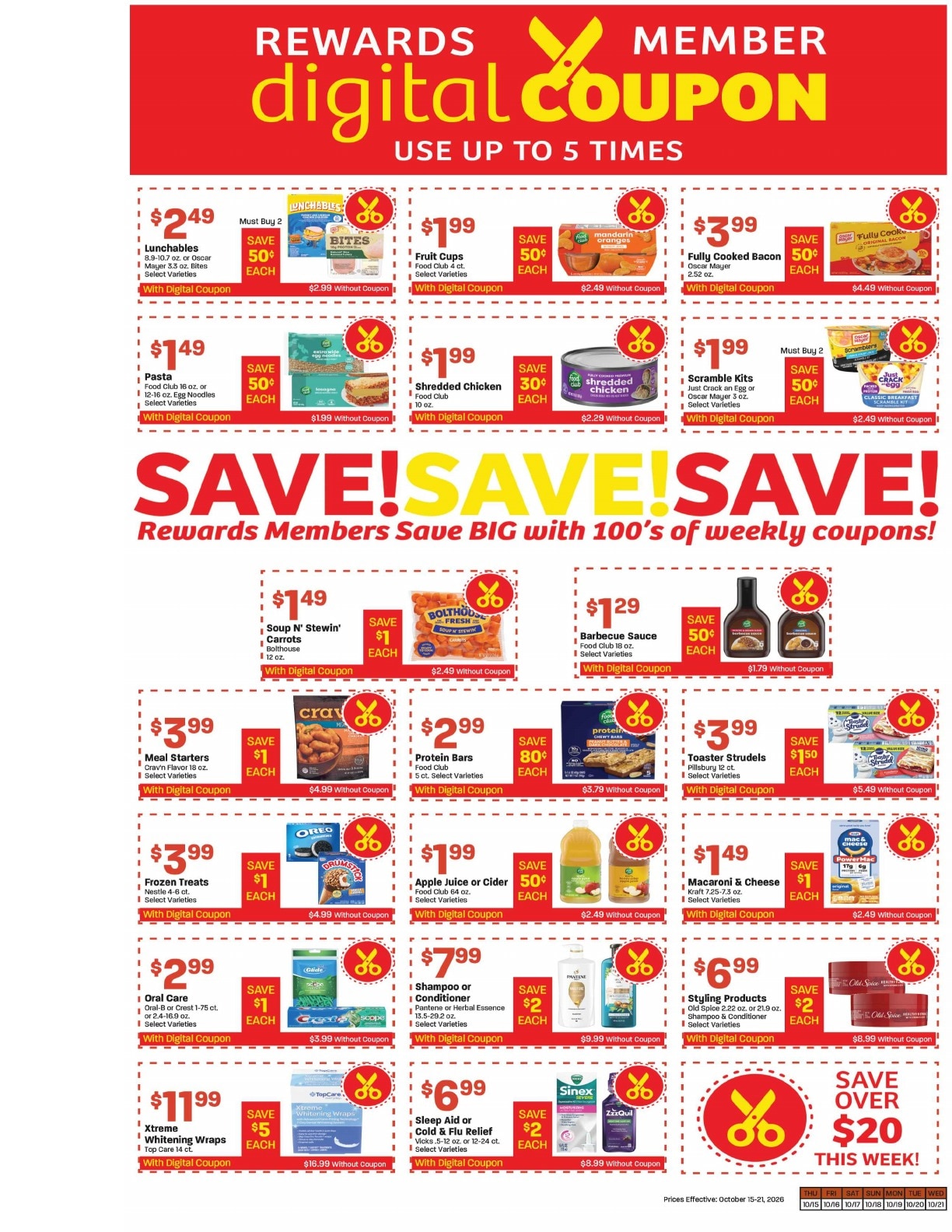 Lallatin Food Town Weekly Ad October 15 - 21, 2026