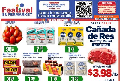 Festival Supermarket Weekly Ad October 16 - 22, 2026