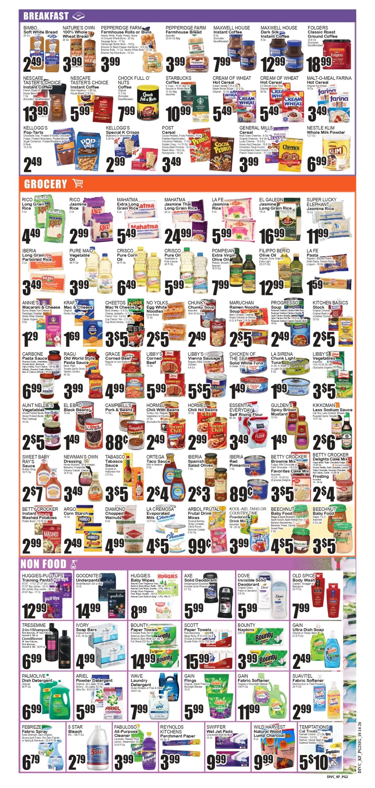 Festival Supermarket Weekly Ad October 16 - 22, 2026