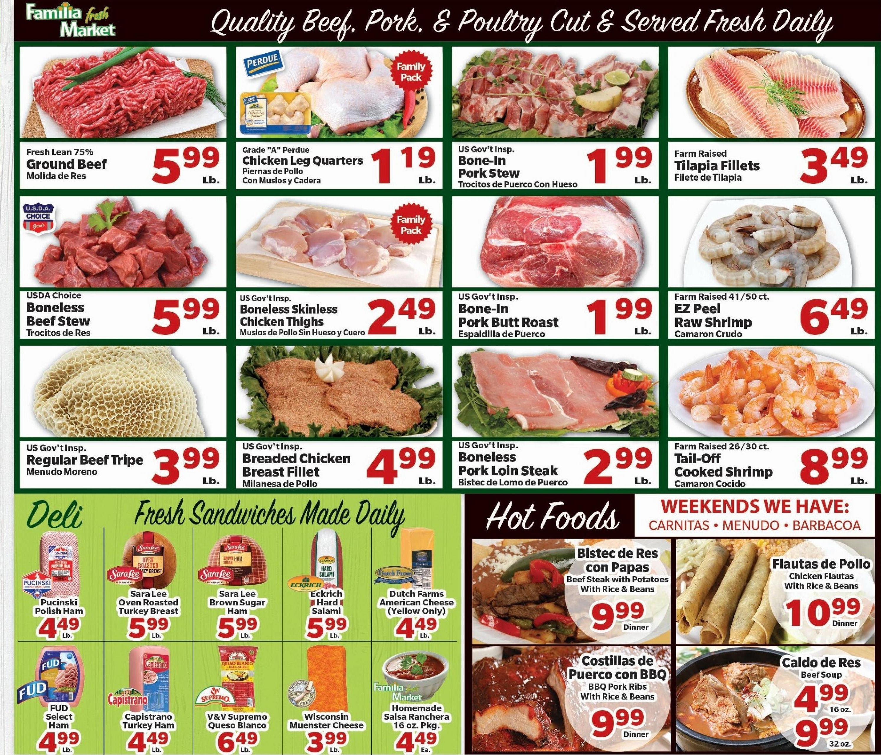 Familia Fresh Market Weekly Ad October 14 - 20, 2026