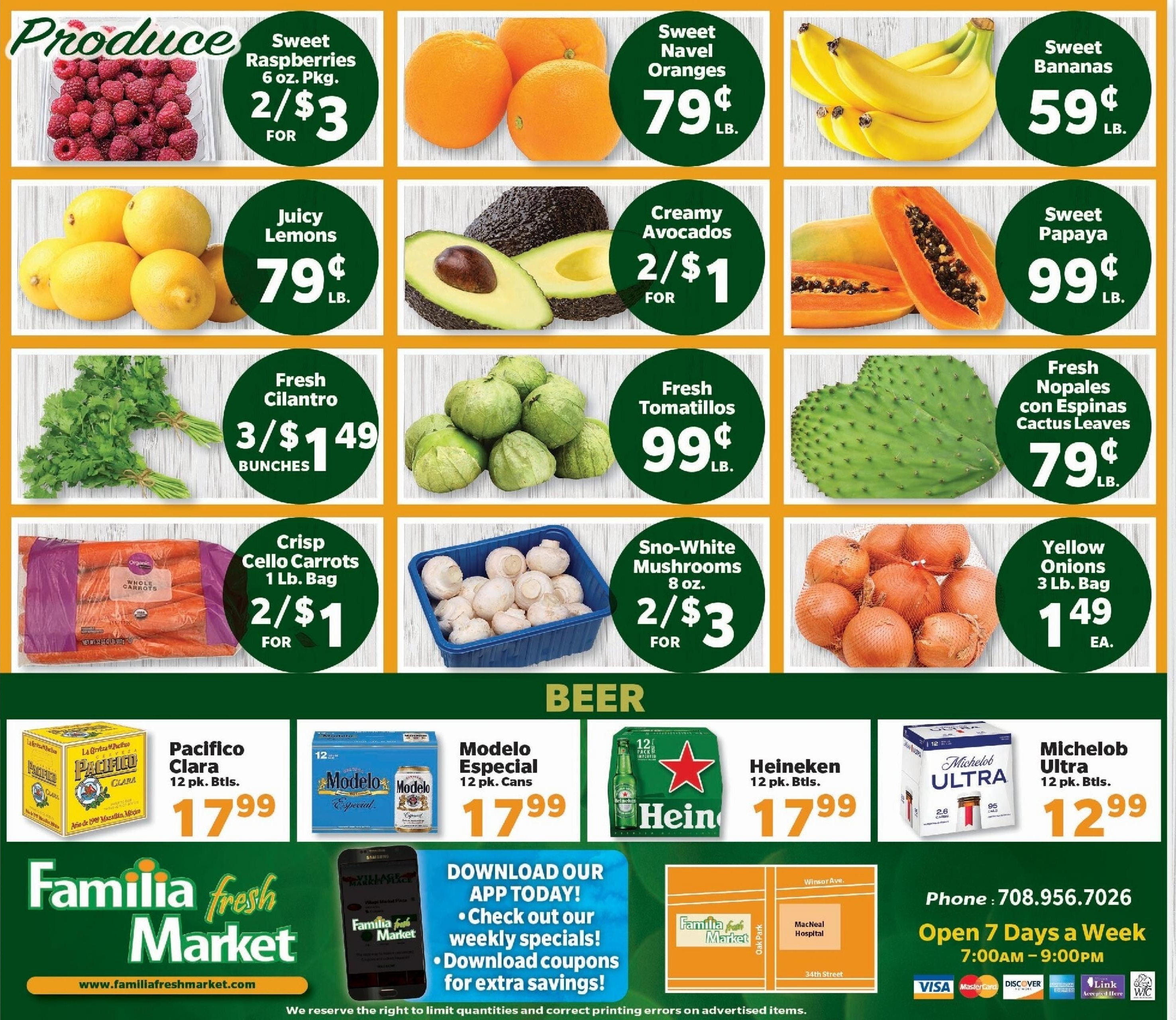 Familia Fresh Market Weekly Ad October 14 - 20, 2026