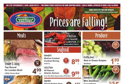 Umbrella Factory Supermarket Weekly Ad October 18 - 24, 2026