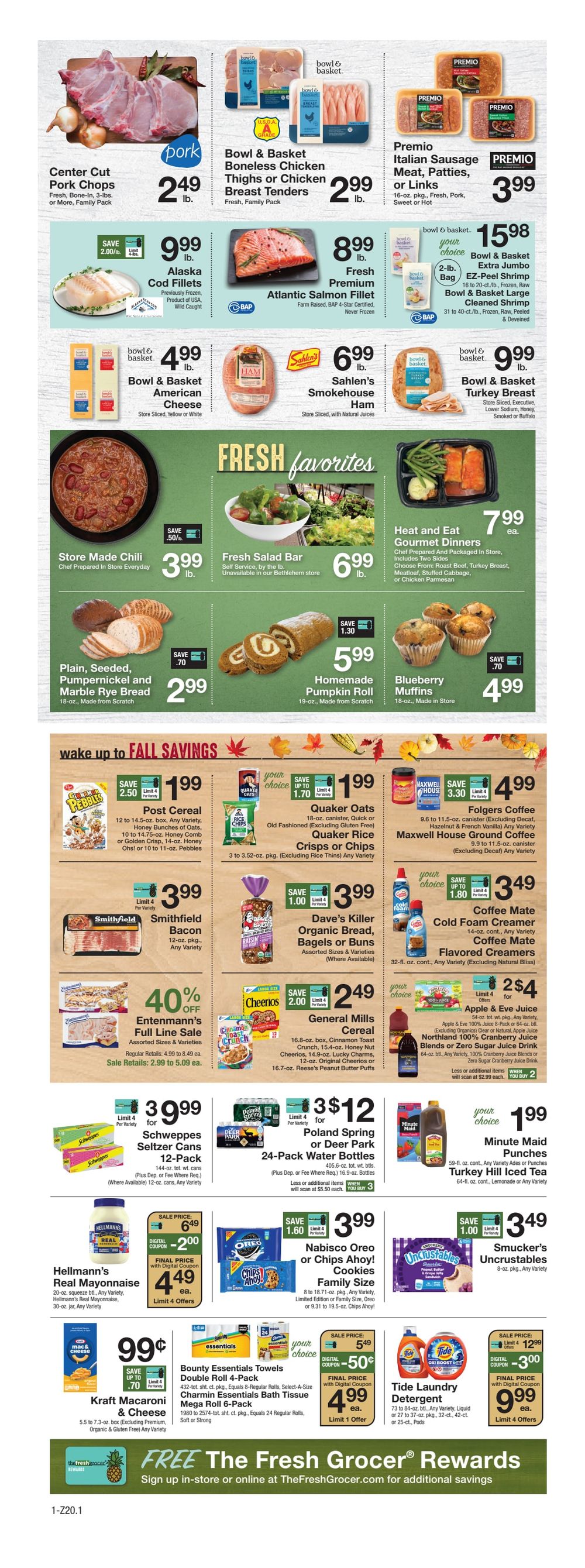 The Fresh Grocer (1880 Stefko Blvd, Bethlehem, PA) Weekly Ad October 16 - 22, 2026