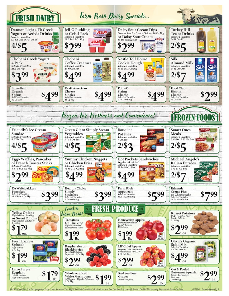Frenchtown Market Weekly Ad October 23 - 29, 2026