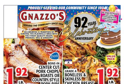 Gnazzo's Food Center Weekly Ad October 14 - 20, 2026