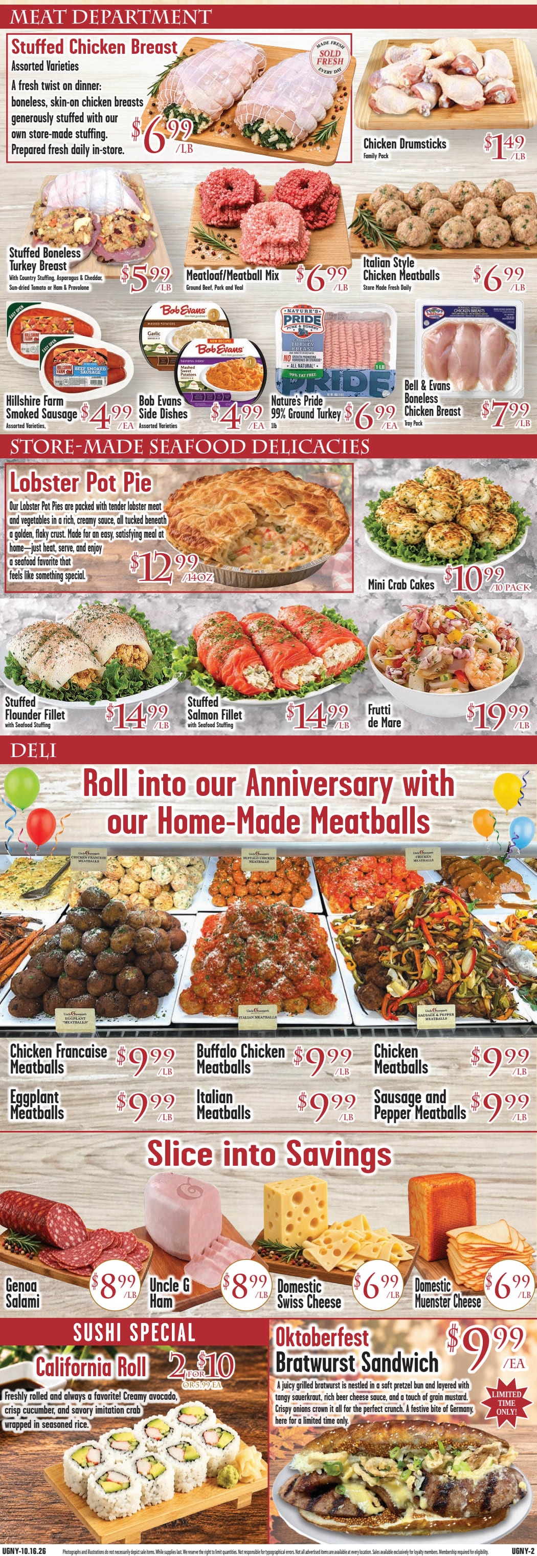 Uncle Giuseppe's Marketplace Weekly Ad October 16 - 22, 2026