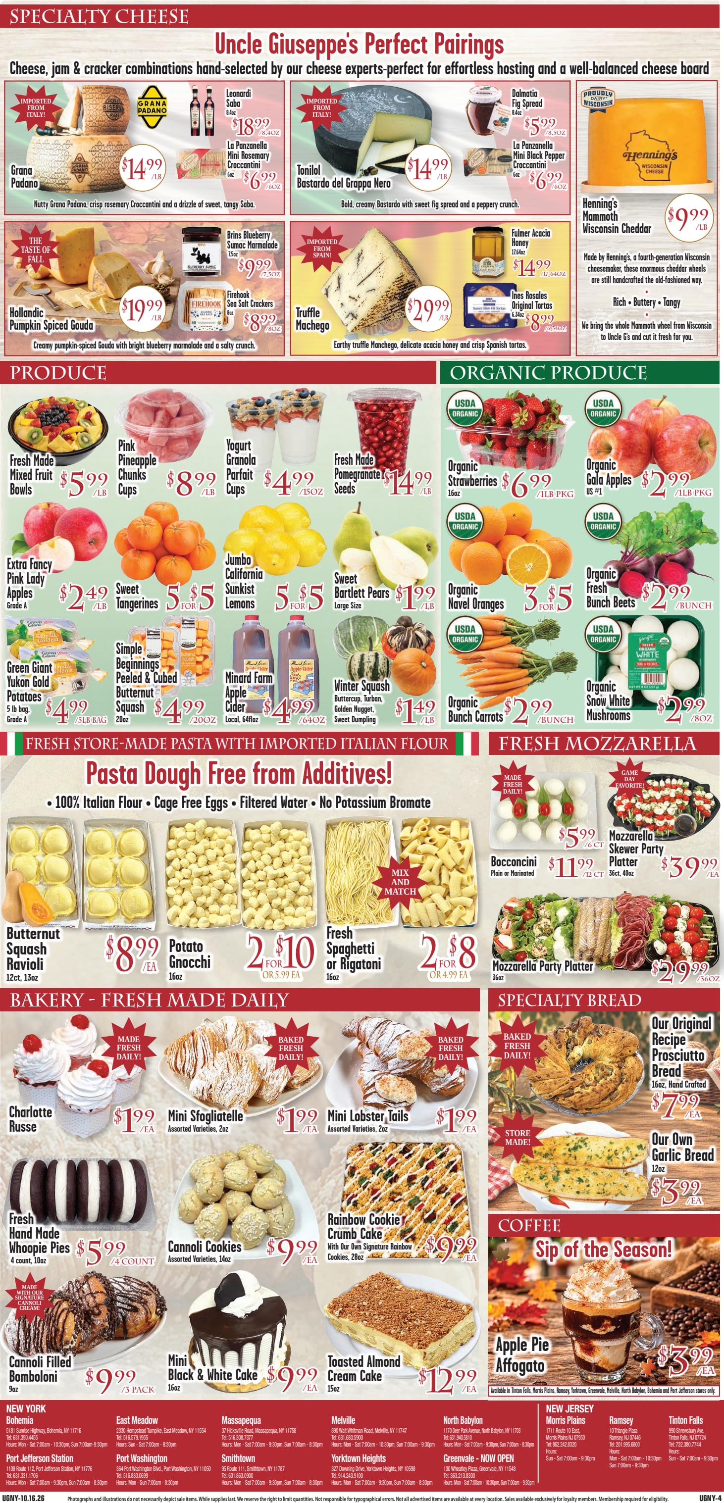 Uncle Giuseppe's Marketplace Weekly Ad October 16 - 22, 2026