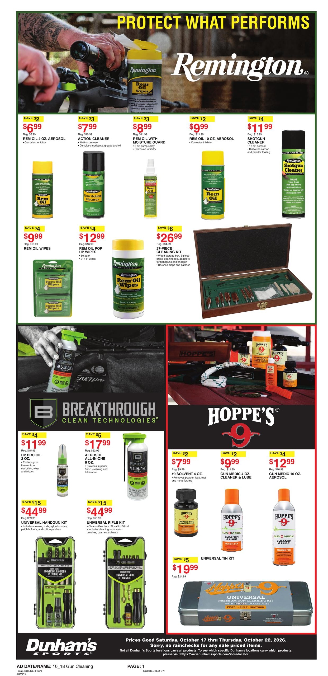 Dunham's Sports (Alton Area, AL) Weekly Ad October 17 - 22, 2026