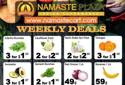 Namaste Plaza Weekly Ad October 16 - 22, 2026