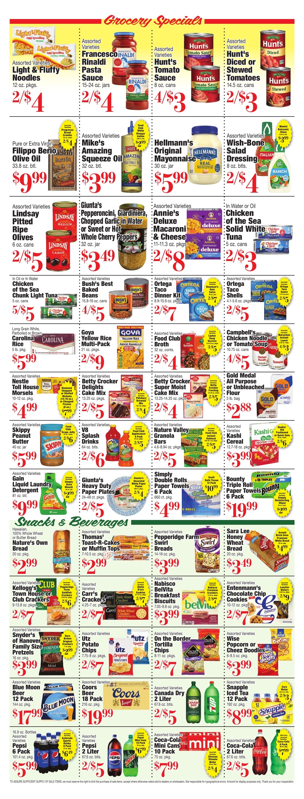 Giunta's Meat Farms Weekly Ad October 16 - 22, 2026