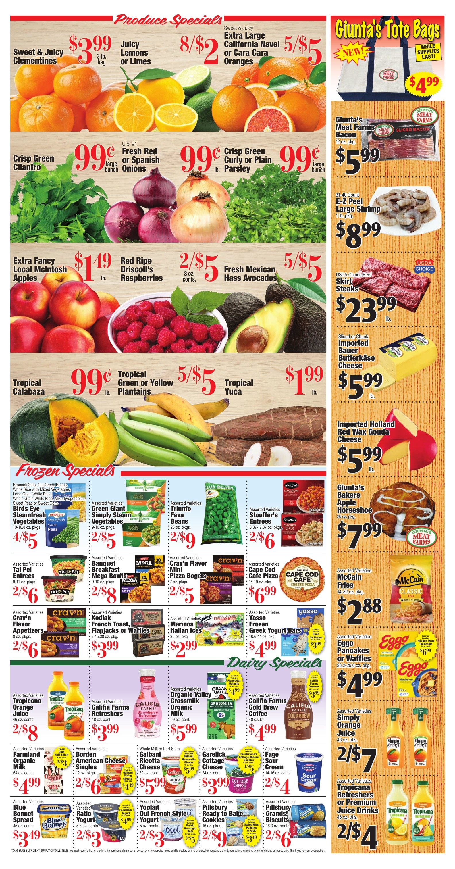 Giunta's Meat Farms Weekly Ad October 16 - 22, 2026
