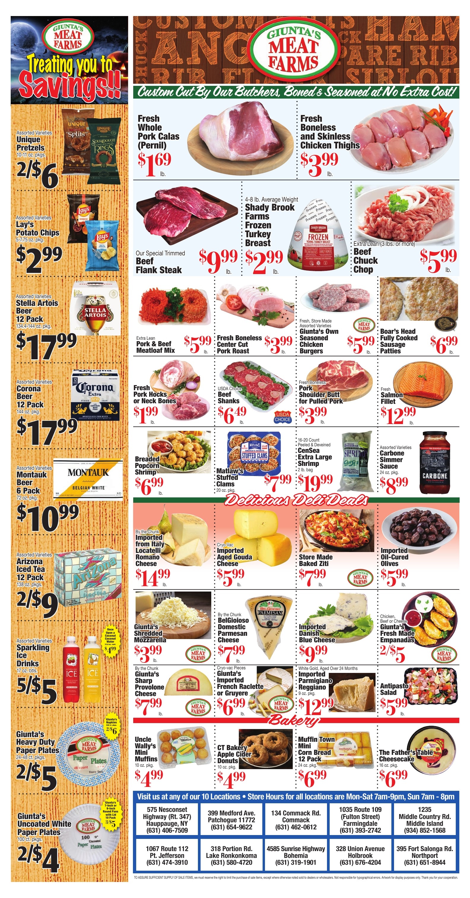 Giunta's Meat Farms Weekly Ad October 16 - 22, 2026