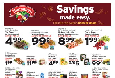 Hannaford (Albany Area, NY) Week 43 Flyer for Flipp Weekly Ad October 18 - 24, 2026