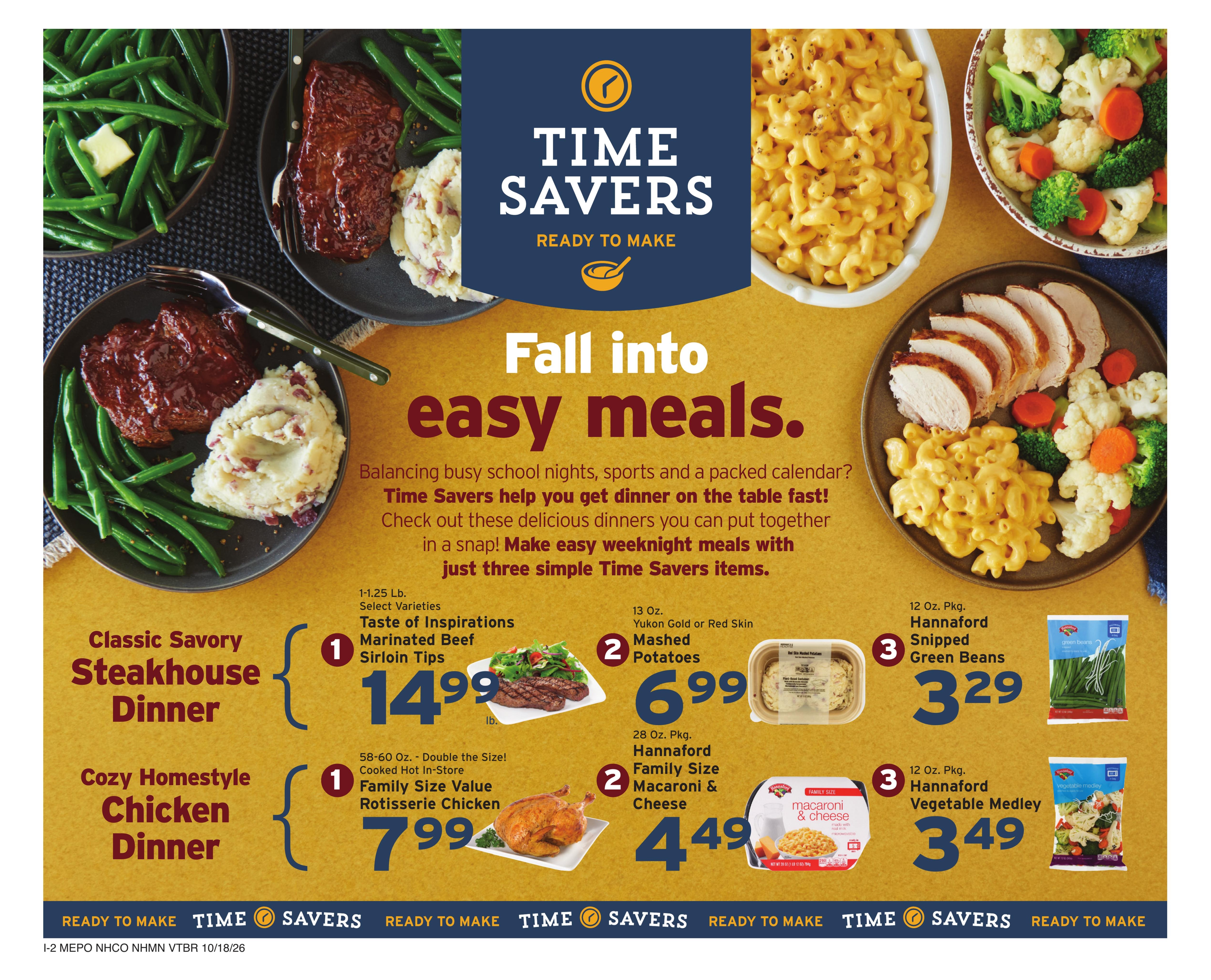 Hannaford (Methuen Area, MA) Week 43 Flyer for Flipp Weekly Ad October 18 - 24, 2026