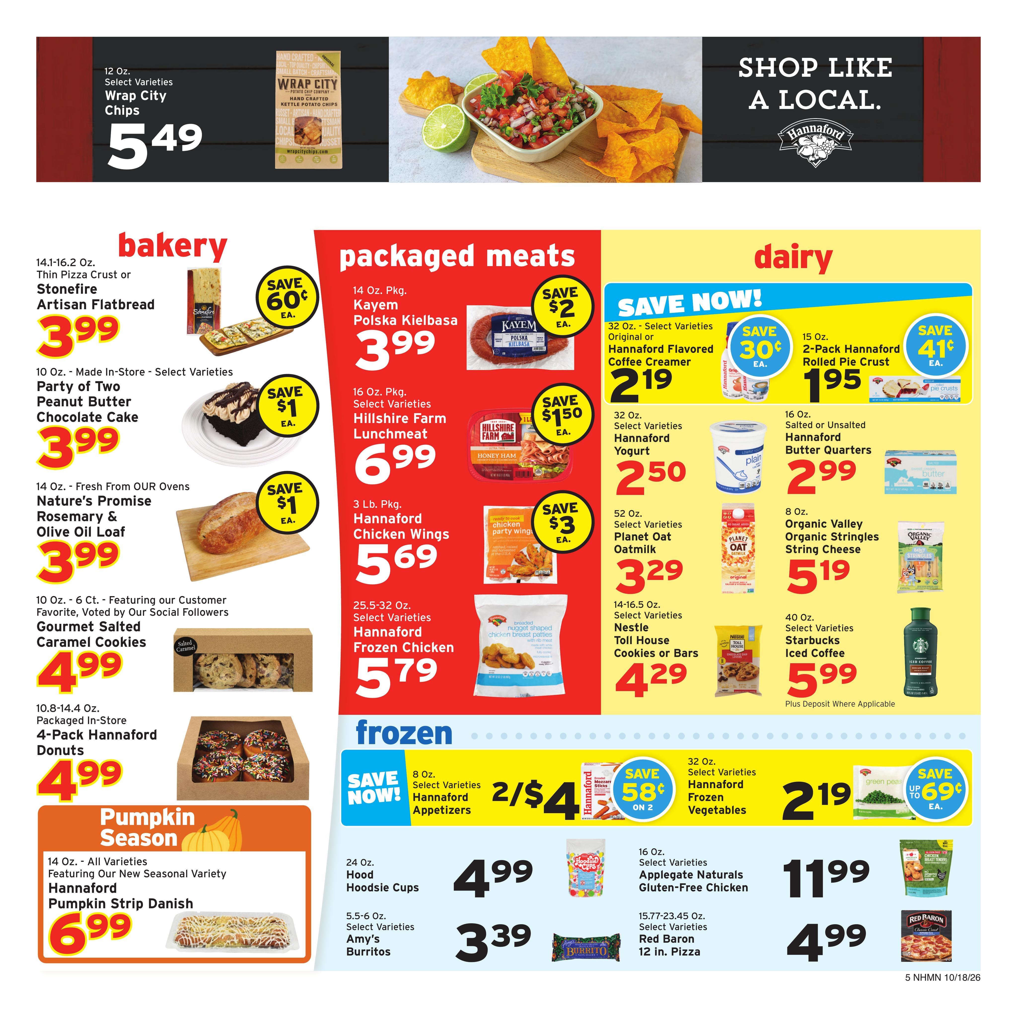 Hannaford (Methuen Area, MA) Week 43 Flyer for Flipp Weekly Ad October 18 - 24, 2026