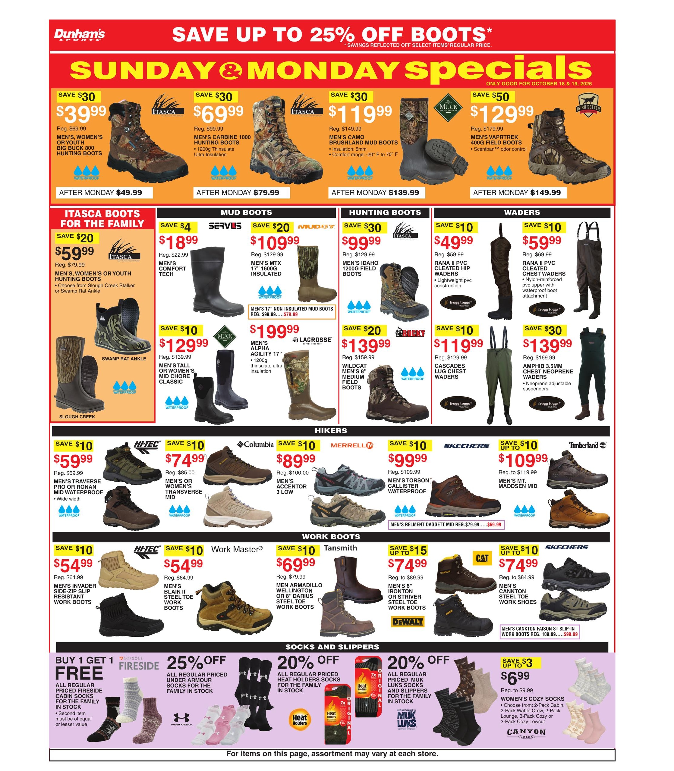 Dunham's Sports (Ashland Area, AL) Weekly Ad October 17 - 22, 2026