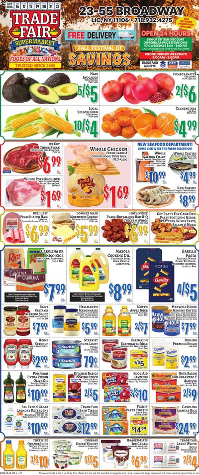Trade Fair Supermarket Weekly Ad October 16 - 22, 2026