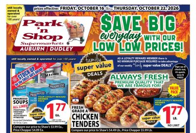 Park 'n Shop Weekly Ad October 16 - 22, 2026