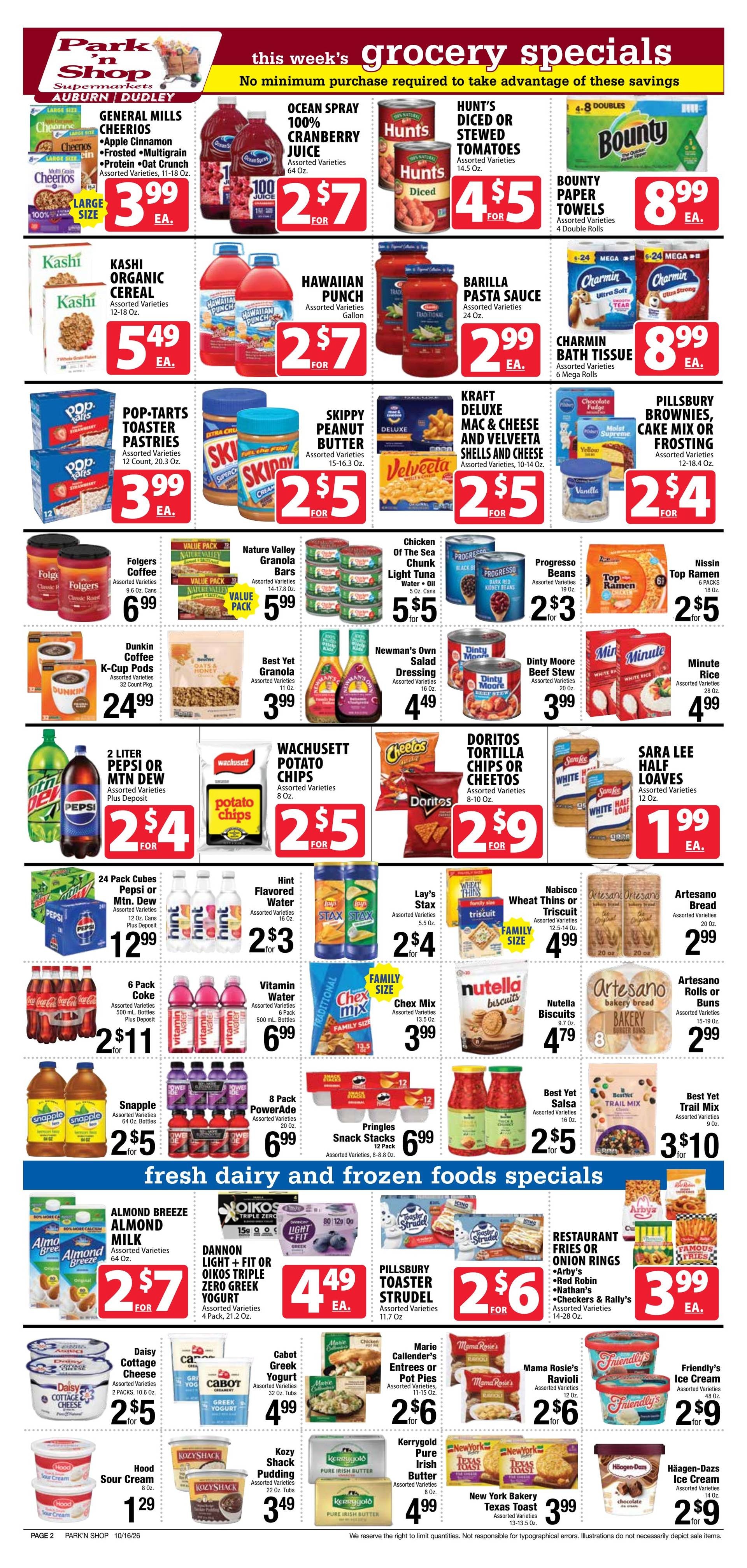 Park 'n Shop Weekly Ad October 16 - 22, 2026