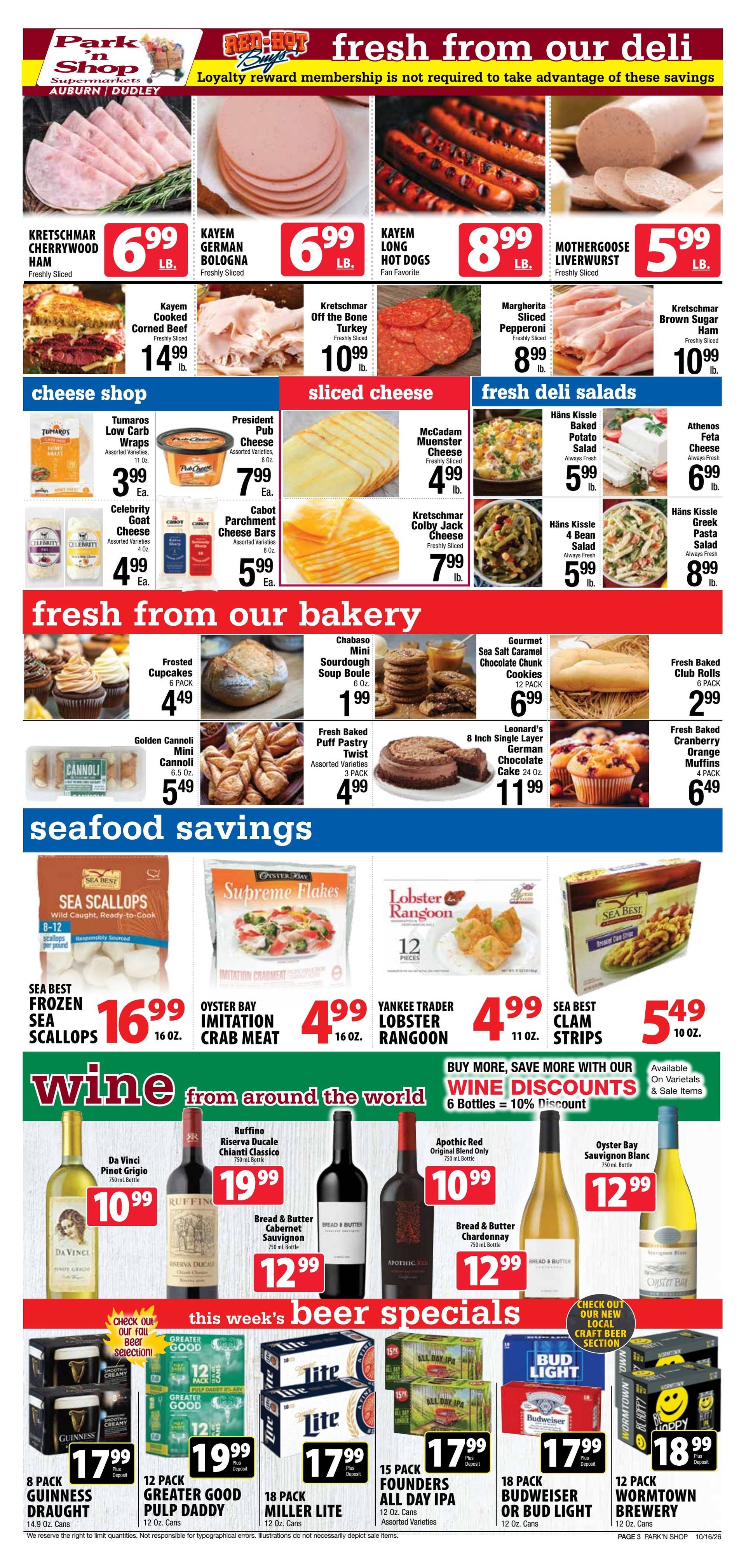 Park 'n Shop Weekly Ad October 16 - 22, 2026