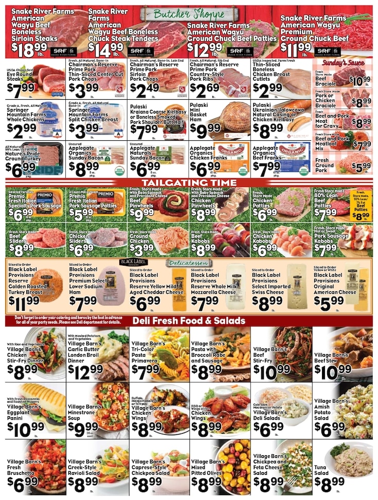 Village Barn Fresh Market Weekly Ad October 16 - 22, 2026