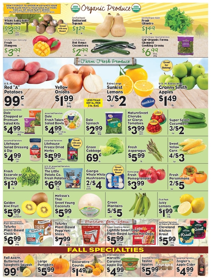 Village Barn Fresh Market Weekly Ad October 16 - 22, 2026