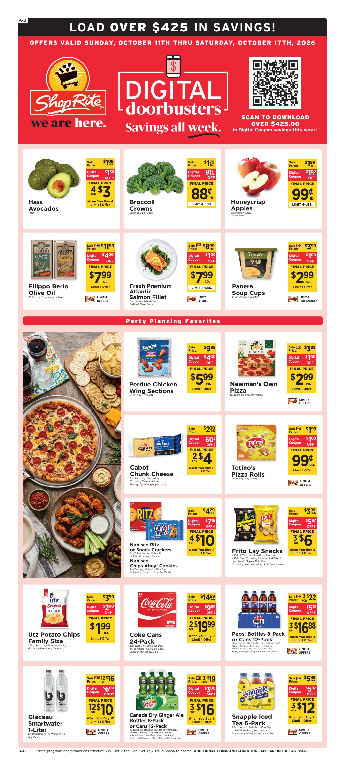 ShopRite (949 Beards Hill Rd, Aberdeen, MD) Weekly Ad October 16 - 22, 2026