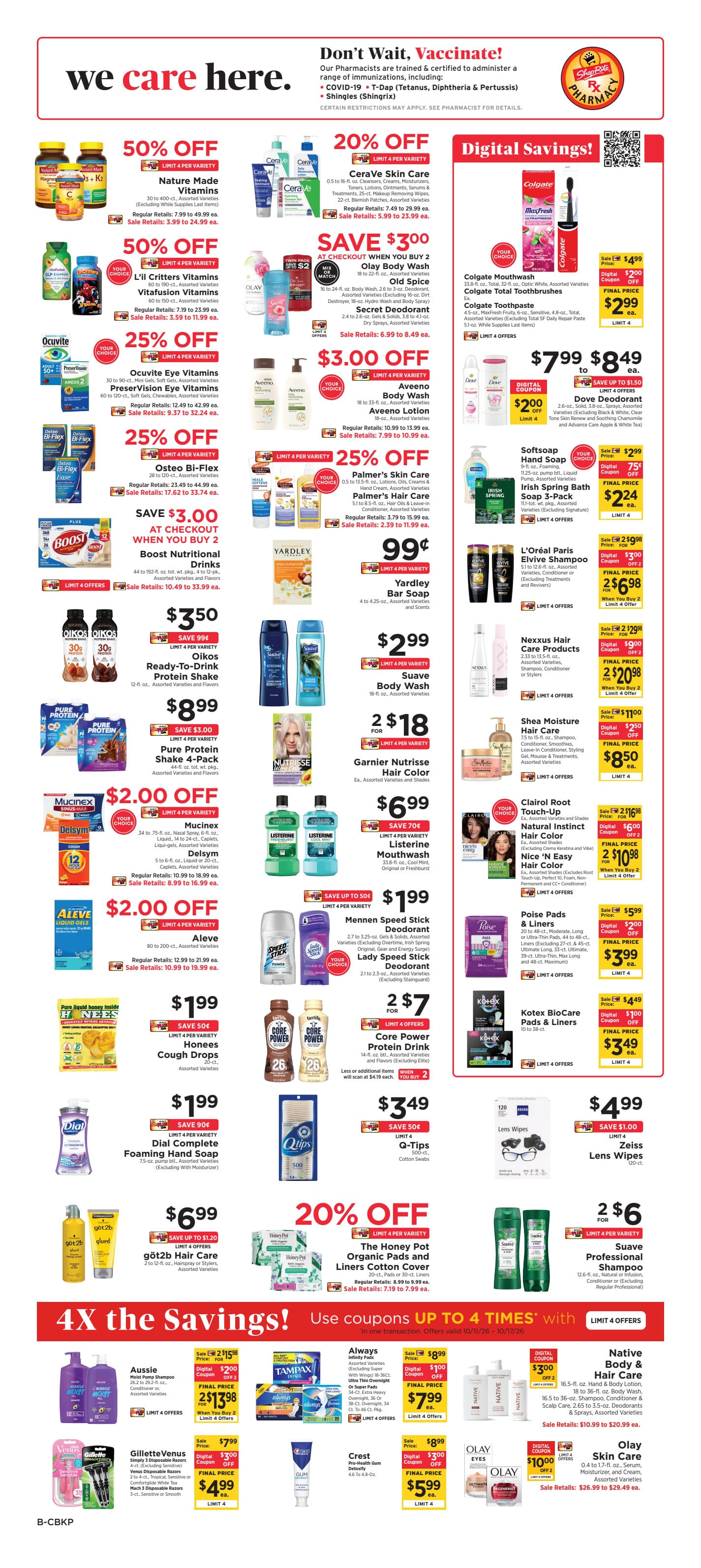 ShopRite (949 Beards Hill Rd, Aberdeen, MD) Weekly Ad October 16 - 22, 2026